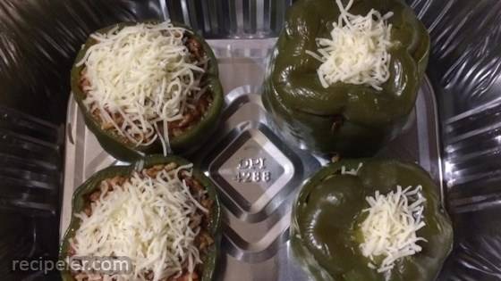 Pimiento Relleno (Puerto Rican Stuffed Peppers)