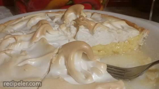 Pineapple Sour Cream Pie