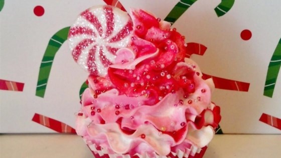 Pink Peppermint Cupcake