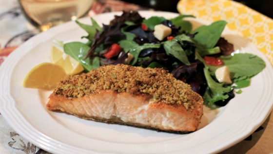 Pistachio-crusted Salmon