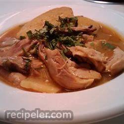 Pollo (chicken) Fricassee From Puerto Rico