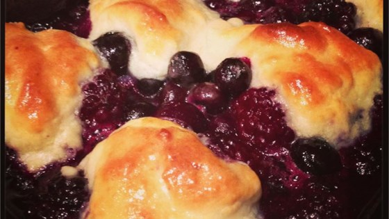 Pop's Blackberry Cobbler