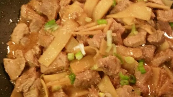 pork and bamboo shoots