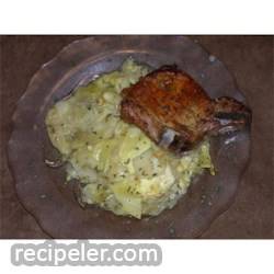 Pork Chop And Cabbage Casserole