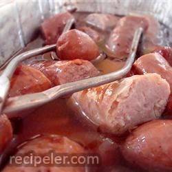 Pork Sausages with Caramelized Onion Sauce