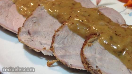 Pork Tenderloin with Dijon Marsala Sauce