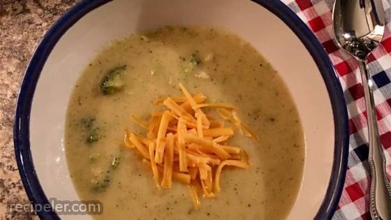 Potato, Broccoli and Cheese Soup