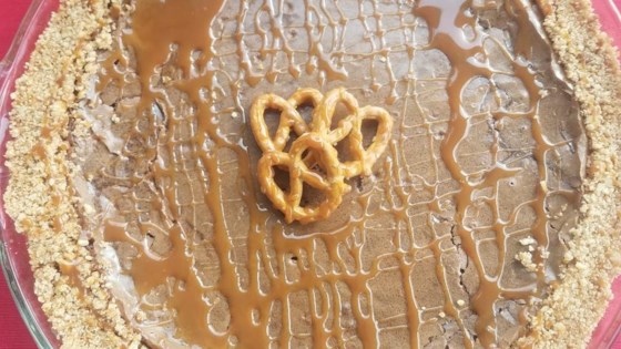 Pretzel Fudge Pie