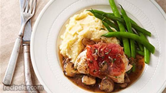 Prosciutto-Wrapped Chicken with Mushroom Marsala Sauce