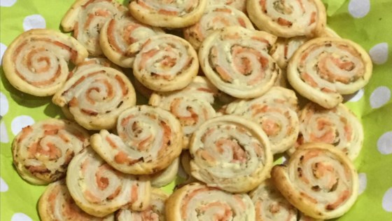Puff Pastry Pinwheels With Smoked Salmon And Cream Cheese