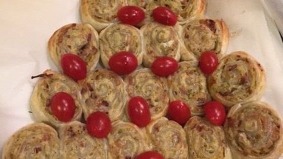 Puff Pastry Pull-apart Christmas Tree