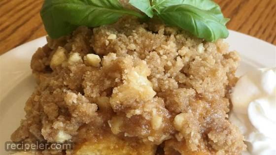 Pumpkin Bread Pudding with Crumb Topping