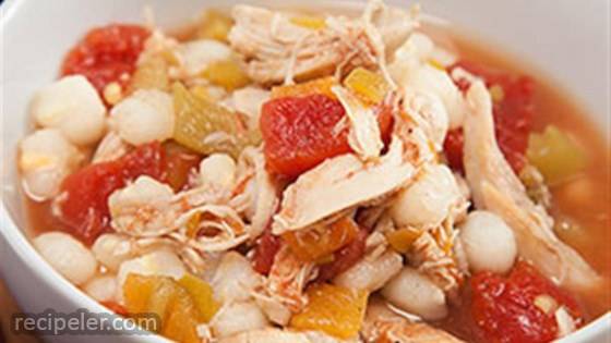Quick and Easy Chicken Pozole