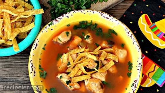 Quick And Easy Chicken Tortilla Soup