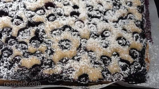 Quick Blueberry Sheet Cake