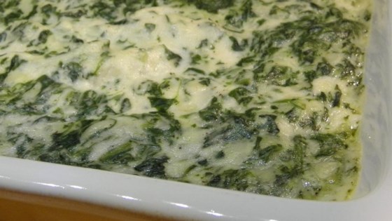 quick creamed spinach