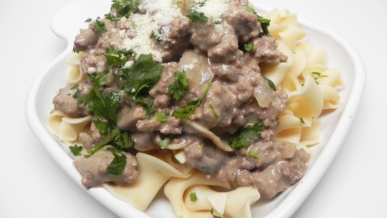 Quick Ground Beef Stroganoff