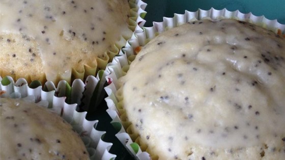 quick lemon poppy seed muffins
