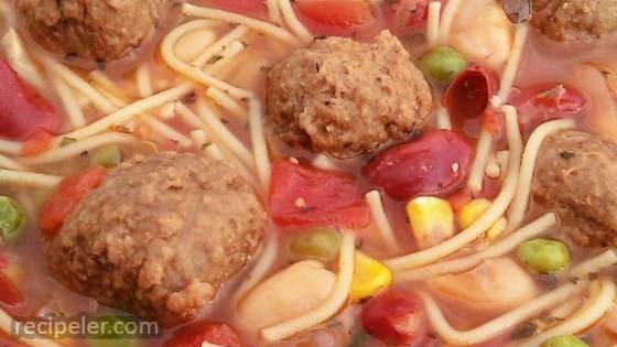 Quick 'n Easy Meatball Soup