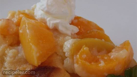 Quick Peach Cobbler