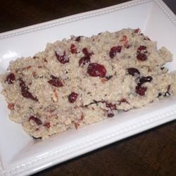 quinoa-cranberry salad with pecans