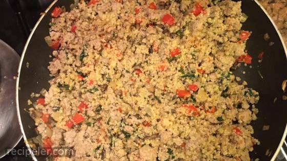 Quinoa with Ground Turkey