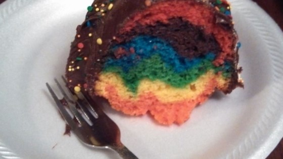 Rainbow Bundt&#174; Cake