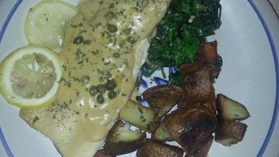 Rainbow Trout With Buttery Lemon-caper Cream Sauce
