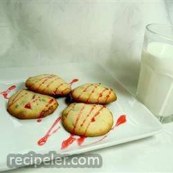 Raspberry Chocolate Cookies