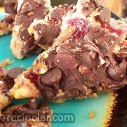 Raspberry Coconut Layer Bars