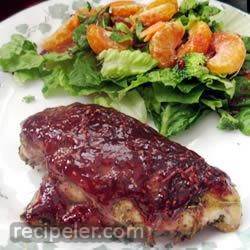 Raspberry-glazed Rosemary Chicken