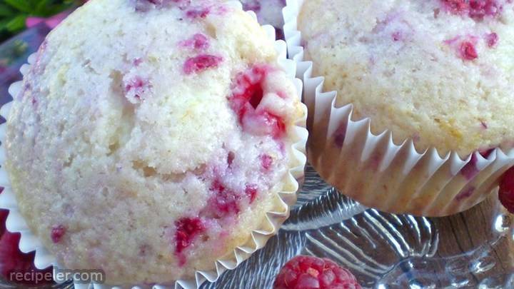 raspberry lemon muffins