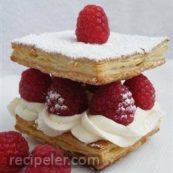 Raspberry Napoleons Dessert