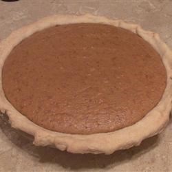 real homemade pumpkin pie