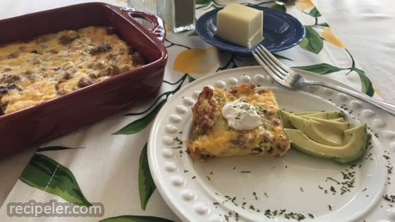 Rebekah's Keto Egg Casserole