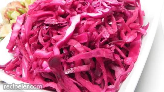 Red Cabbage Slow Slaw