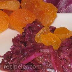 Red Cabbage With Apricots And Balsamic Vinegar