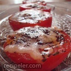 Red, Juicy, Herb-Fried Tomatoes
