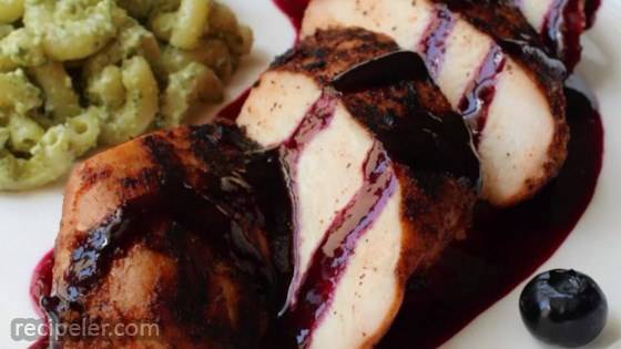 Red, White, and Blueberry Grilled Chicken