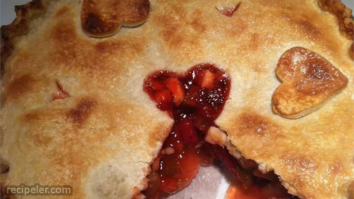 rhubarb cherry pie