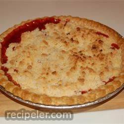 Rhubarb Crumble Pie