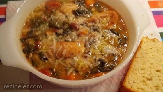 Ribollita (reboiled Talian Cabbage Soup)