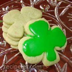 Rish Shamrock Cookies