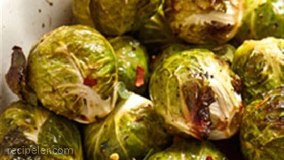 Roasted Brined Brussels Sprouts