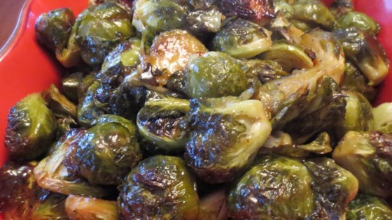 Roasted Brussels Sprouts With Agave And Spicy Mustard