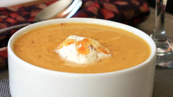 Roasted Butternut Squash And Fennel Soup With Citrus