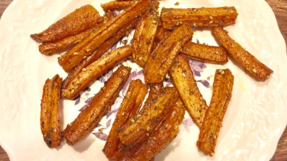 roasted carrots with homemade za'atar