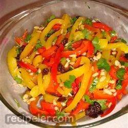 Roasted Peppers with Pine Nuts and Parsley