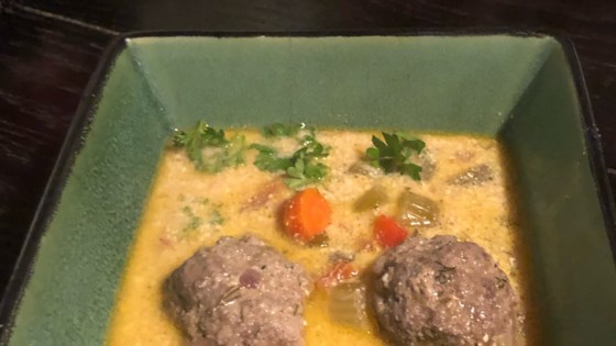 Romanian Meatball Sour Soup (ciorba De Perisoare)