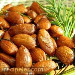 Rosemary and Garlic nfused Oven Roasted Almonds